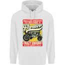 Farming Skilled Enough to Be a Farmer Mens 80% Cotton Hoodie White