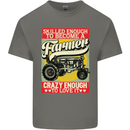Farming Skilled Enough to Be a Farmer Mens Cotton T-Shirt Tee Top Charcoal