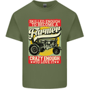Farming Skilled Enough to Be a Farmer Mens Cotton T-Shirt Tee Top Military Green