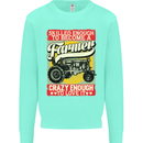 Farming Skilled Enough to Be a Farmer Mens Sweatshirt Jumper Peppermint