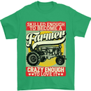 Farming Skilled Enough to Be a Farmer Mens T-Shirt Cotton Gildan Irish Green