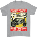 Farming Skilled Enough to Be a Farmer Mens T-Shirt Cotton Gildan Sports Grey