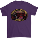 Farming Support Your Local Farmer Mens T-Shirt Cotton Gildan Purple
