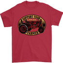 Farming Support Your Local Farmer Mens T-Shirt Cotton Gildan Red