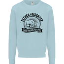 Father & Daughter Best Friends Father's Day Kids Sweatshirt Jumper Light Blue