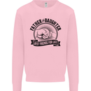 Father & Daughter Best Friends Father's Day Kids Sweatshirt Jumper Light Pink