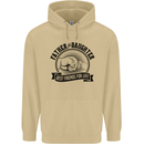 Father & Daughter Best Friends Father's Day Mens 80% Cotton Hoodie Sand