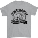 Father & Daughter Best Friends Father's Day Mens T-Shirt Cotton Gildan Sports Grey
