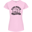 Father & Daughter Best Friends Father's Day Womens Petite Cut T-Shirt Light Pink