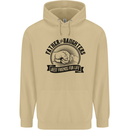 Father & Daughters Best Friends Fathers Day Mens 80% Cotton Hoodie Sand