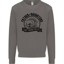 Father & Daughters Best Friends Fathers Day Mens Sweatshirt Jumper Charcoal