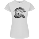 Father & Daughters Best Friends Fathers Day Womens Petite Cut T-Shirt White