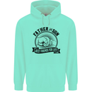 Father & Son Best Friends Father's Day Mens 80% Cotton Hoodie Peppermint