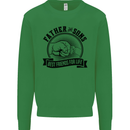 Father & Sons Best Friends Father's Day Kids Sweatshirt Jumper Irish Green