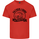 Father & Sons Best Friends Father's Day Kids T-Shirt Childrens Red