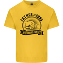 Father & Sons Best Friends Father's Day Kids T-Shirt Childrens Yellow