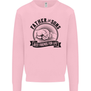 Father & Sons Best Friends Father's Day Mens Sweatshirt Jumper Light Pink