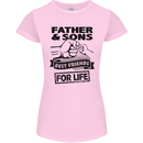 Father & Sons Best Friends for Life Womens Petite Cut T-Shirt Light Pink