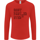 Father's Day Best Farter Ever Funny Farting Mens Long Sleeve T-Shirt Red