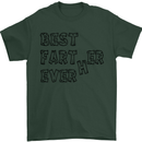 Father's Day Best Farter Ever Funny Farting Mens T-Shirt Cotton Gildan Forest Green