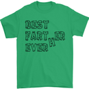 Father's Day Best Farter Ever Funny Farting Mens T-Shirt Cotton Gildan Irish Green