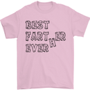 Father's Day Best Farter Ever Funny Farting Mens T-Shirt Cotton Gildan Light Pink