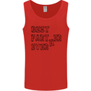 Father's Day Best Farter Ever Funny Farting Mens Vest Tank Top Red