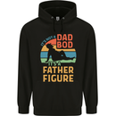 Father's Day Dad Bod It's a Father Figure Mens 80% Cotton Hoodie Black