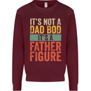 Father's Day Dad Bod It's a Father Figure Mens Sweatshirt Jumper Maroon