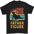 Father's Day Dad Bod It's a Father Figure Mens T-Shirt Cotton Gildan Black