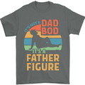Father's Day Dad Bod It's a Father Figure Mens T-Shirt Cotton Gildan Charcoal
