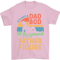 Father's Day Dad Bod It's a Father Figure Mens T-Shirt Cotton Gildan Light Pink