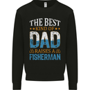 Father's Day Fishing Dad & Son Fisherman Mens Sweatshirt Jumper Black