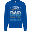 Father's Day Fishing Dad & Son Fisherman Mens Sweatshirt Jumper Royal Blue