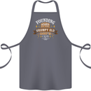 Father's Day Grumpy Old Dad's Club Funny Cotton Apron 100% Organic Steel