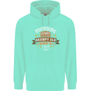 Father's Day Grumpy Old Dad's Club Funny Mens 80% Cotton Hoodie Peppermint