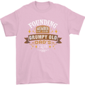 Father's Day Grumpy Old Dad's Club Funny Mens T-Shirt Cotton Gildan Light Pink