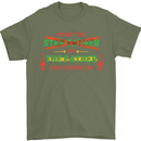 Father's Day I'm the Step That Stepped Up Mens T-Shirt Cotton Gildan Military Green