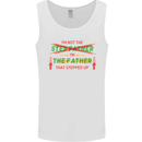 Father's Day I'm the Step That Stepped Up Mens Vest Tank Top White