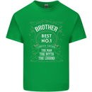 Father's Day No 1 Brother Man Myth Legend Mens Cotton T-Shirt Tee Top Irish Green