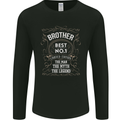 Father's Day No 1 Brother Man Myth Legend Mens Long Sleeve T-Shirt Black