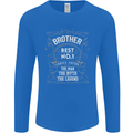 Father's Day No 1 Brother Man Myth Legend Mens Long Sleeve T-Shirt Royal Blue