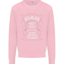 Father's Day No 1 Dad Man Myth Legend Funny Mens Sweatshirt Jumper Light Pink