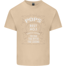 Father's Day No 1 Pops Man Myth Legend Mens Cotton T-Shirt Tee Top Sand