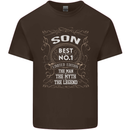 Father's Day No 1 Son Man Myth Legend Funny Kids T-Shirt Childrens Chocolate
