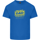 Father's Day The Best Dad in the Galaxy Mens Cotton T-Shirt Tee Top Royal Blue
