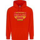 Father's Day The Original Miracle Man Mens 80% Cotton Hoodie Bright Red