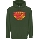 Father's Day The Original Miracle Man Mens 80% Cotton Hoodie Forest Green