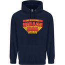 Father's Day The Original Miracle Man Mens 80% Cotton Hoodie Navy Blue