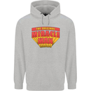 Father's Day The Original Miracle Man Mens 80% Cotton Hoodie Sports Grey
